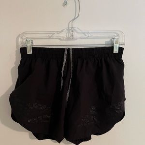 Adidas black running shorts